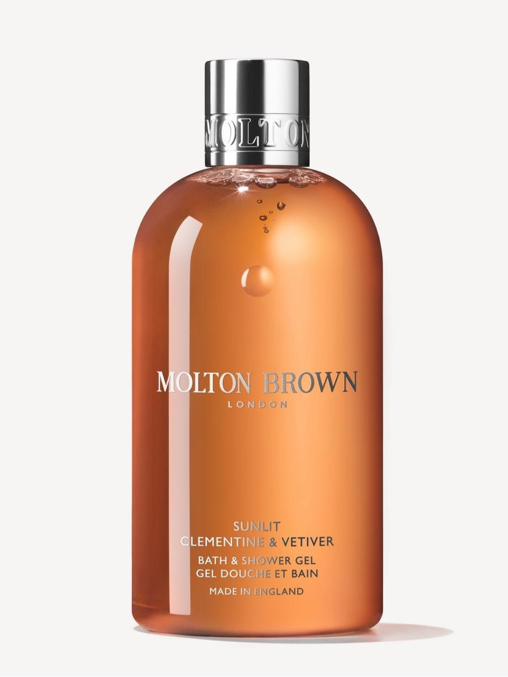 Molton Brown Sunlit Clementine & Vetiver Bath & Shower Gel 10fl. oz - New